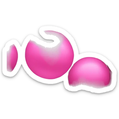 Pink ball, pink slime sticker