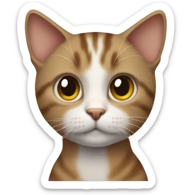 Cat Brithis short hair  sticker