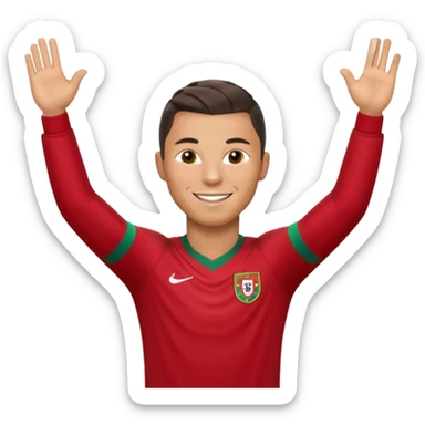 Creat me a cr7 emoji sticker