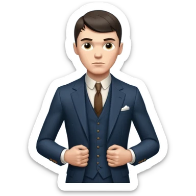 Thomas Shelby with a six pack sticker