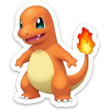 Photo-realistic Official Charmeleon sprite artwork sticker