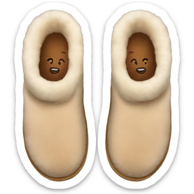 UGG slippers  sticker
