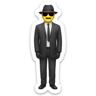 Invisible man sticker