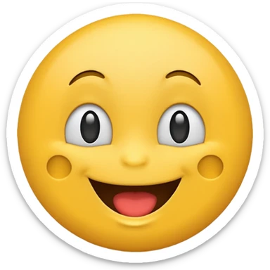 Make me a super silly emoji  sticker