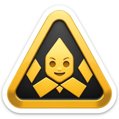 Binance logo with emoji celebration  sticker