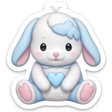 Cinnamoroll Love A Lot Bear  sticker