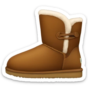 Brown uggs sticker