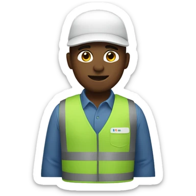 apple store employee as a worker in the field sticker