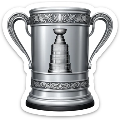 Hockey Stanley Cup championship trophy sticker