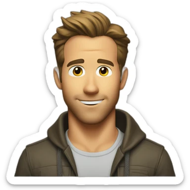 ryan reynolds as ken sticker