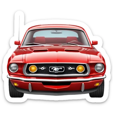 voiture mustang sticker