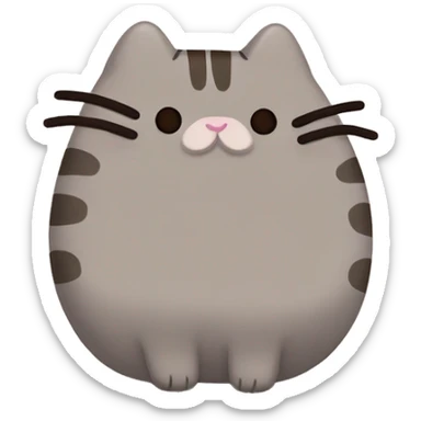 Pusheen the cat  sticker