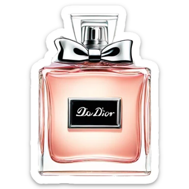 Miss dior perfume sticker