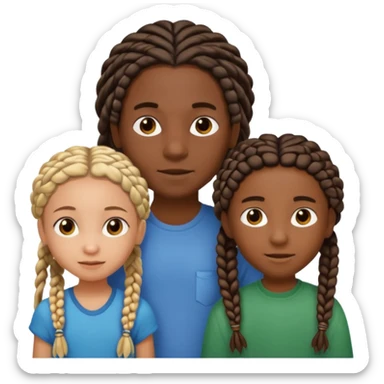 5 black siblings 2 that’s a boy and 3 that’s a girl. Both of the boys has dreads one of the boys is 6. One girl is 6 the other girls has braids and one is 18 and the other one is 23. The other boy is 22 But they all are dark skinned sticker