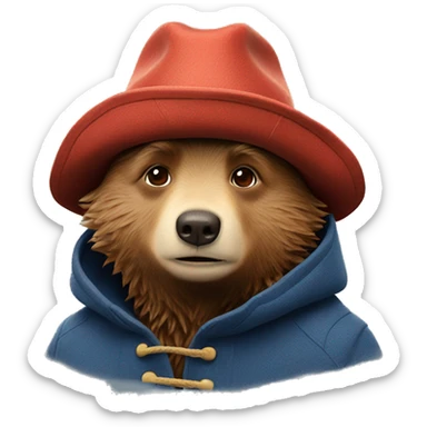 Paddington bear  sticker
