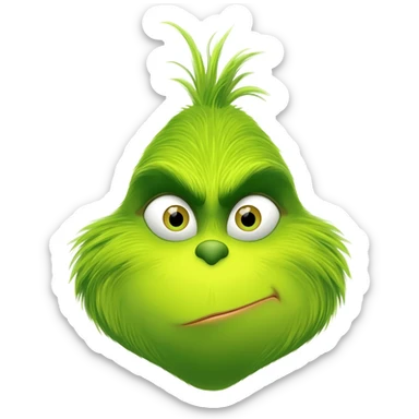 Grinch sticker