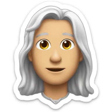 Arcángel con daga  sticker