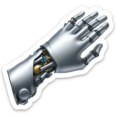 metal arm sticker