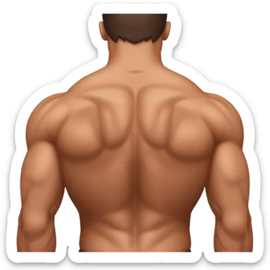 back pain, focus on humen back sticker