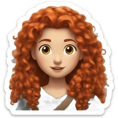 merida disney sticker