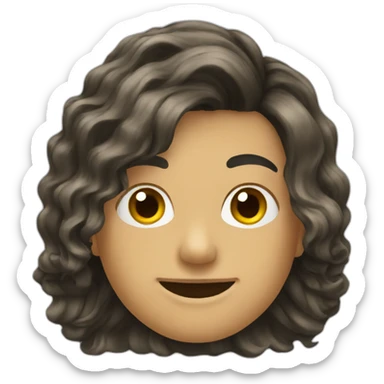 wave-haircut sticker