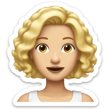 meg donelly blonde sticker