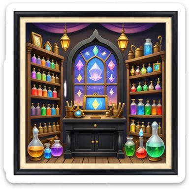 Magic Shop in Harry Potter film
 sticker