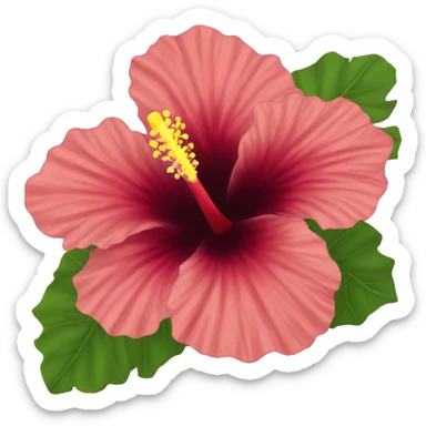 hibiscus sticker