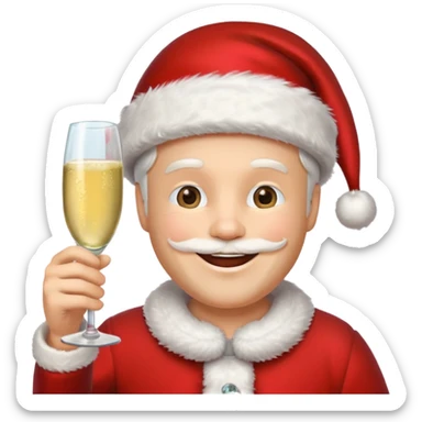 Feliz Navidad y próspero Año Nuevo to David  add these words sticker