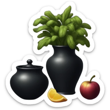 dark still life sticker