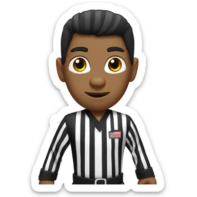 Taekwondo Referee warnin sticker