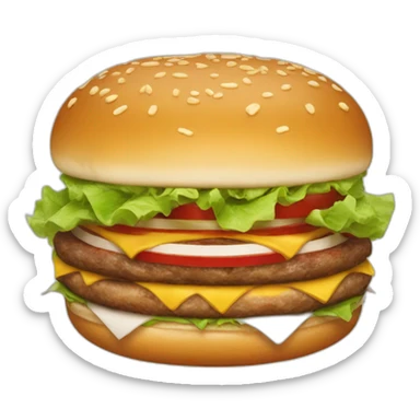 BURGER FIVE GUYS sticker