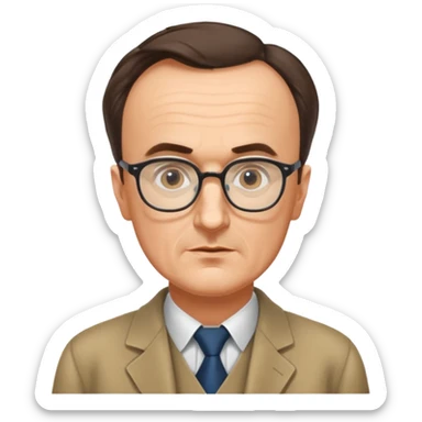 Paul Dirac – quantum physicist, Nobel Prize sticker