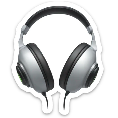 Gamer headphone keyboard  sticker