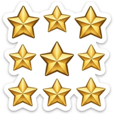 star loyalty badges sticker