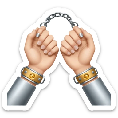 generate handcuffed hands sticker