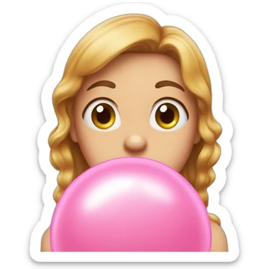 Bubble gum sticker