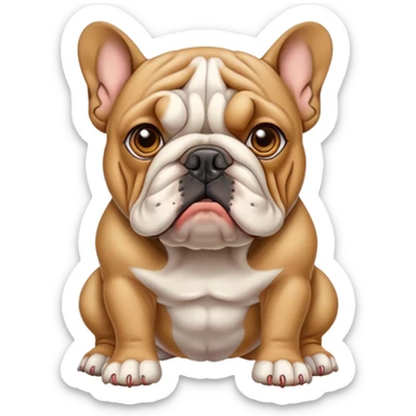 France bulldog sticker