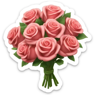 A bouquet of roses  ￼ sticker