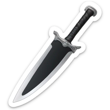 Épée noir sticker