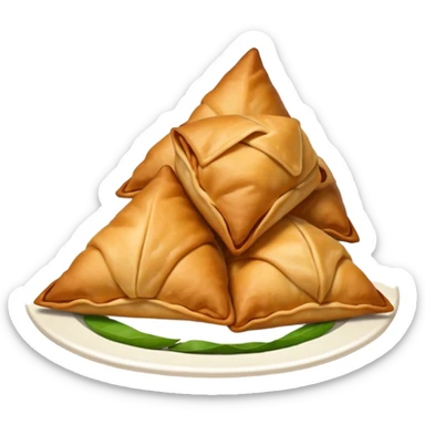 samosa and Chai (TEA) sticker