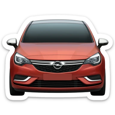 Opel Astra K front view sticker