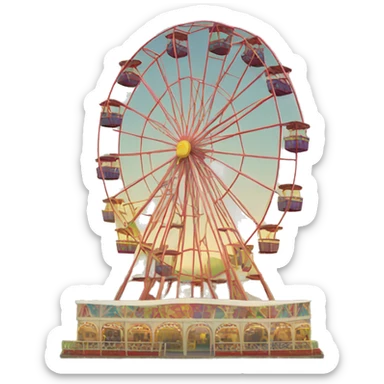 Ferris wheel sticker