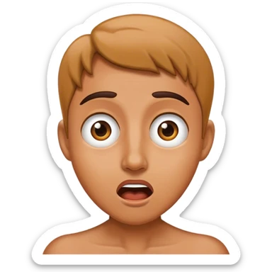 Intrigued, shocked interested ￼ sticker