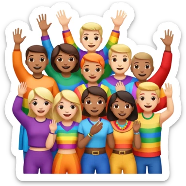 pride charcters sticker