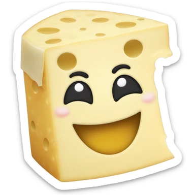 parmesan cheese is laughing  sticker