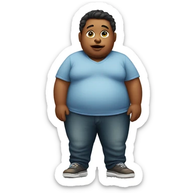 Fat boy sticker