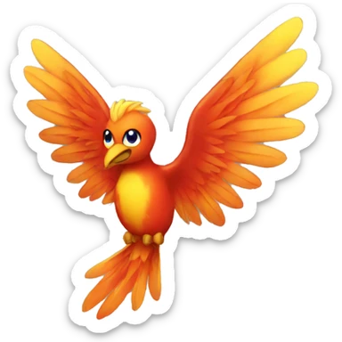 firebird fly  sticker