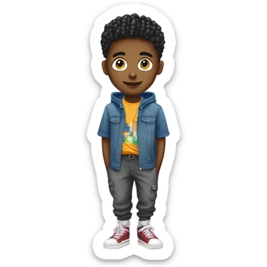 Most baggiest most steeziest most Tim wearing lil Yhaty lookin dude possible sticker