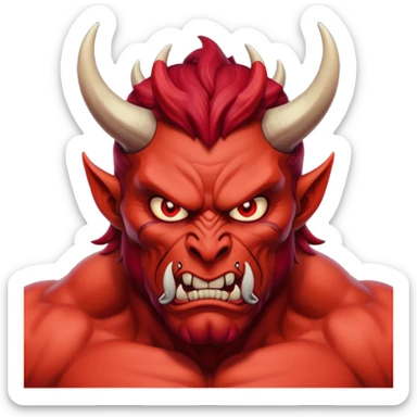 Demon sticker